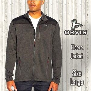 Orvis Men's Full Zip Jacket Phantom Black - Size Large